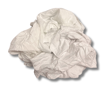 Reclaimed White Sheet Rags - Rags